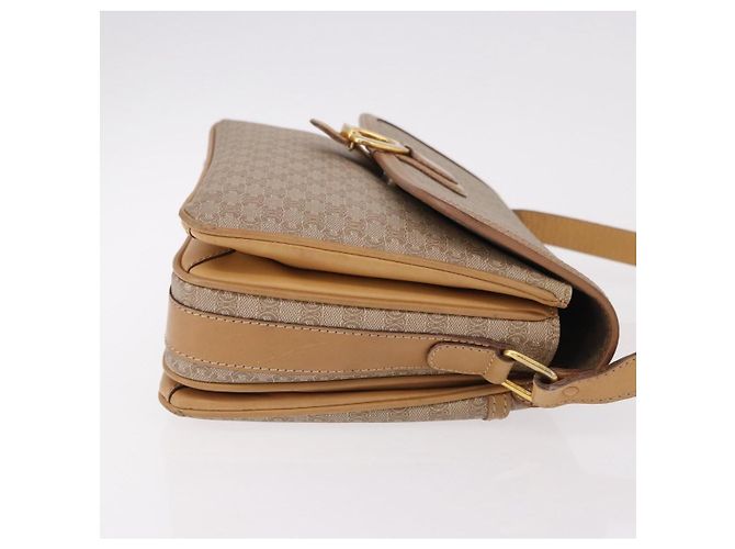 Céline CELINE Macadam Canvas Shoulder Bag Beige Gold - vista 4