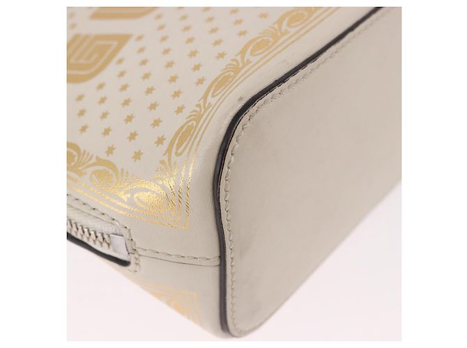 GUCCI Shoulder Bag Leather White Silver 511189 - vista 10