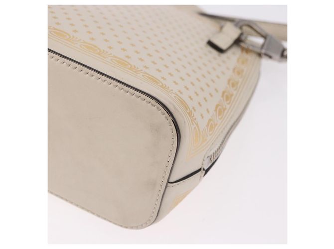 GUCCI Shoulder Bag Leather White Silver 511189 - vista 13