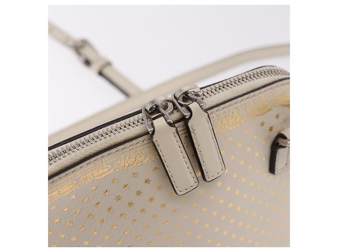 GUCCI Shoulder Bag Leather White Silver 511189 - vista 14