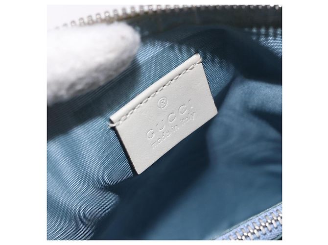 GUCCI Shoulder Bag Leather White Silver 511189 - vista 15