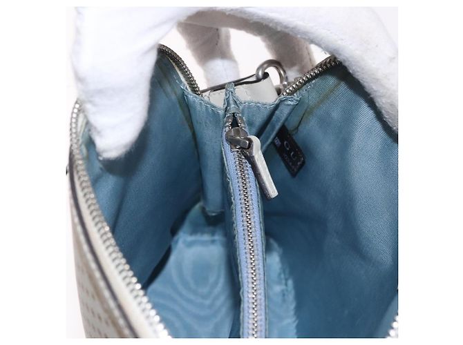 GUCCI Shoulder Bag Leather White Silver 511189 - vista 18