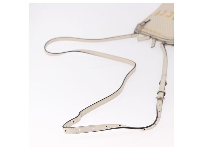 GUCCI Shoulder Bag Leather White Silver 511189 - vista 7