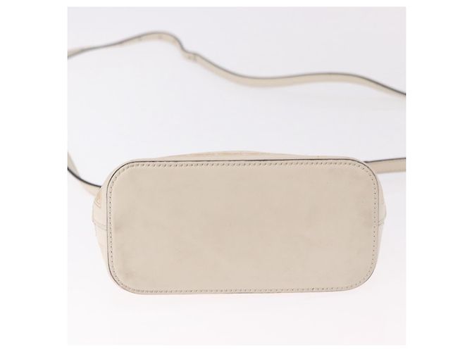 GUCCI Shoulder Bag Leather White Silver 511189 - vista 9