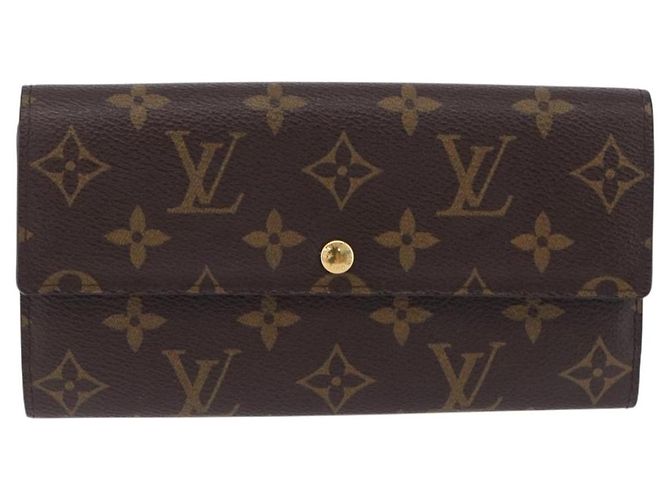 LOUIS VUITTON Monogram Portefeuille Sarah Long Wallet M61734 LV - vista 13