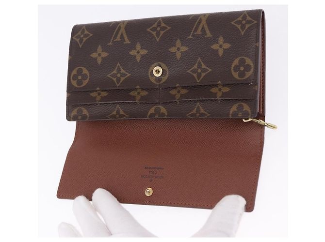 LOUIS VUITTON Monogram Portefeuille Sarah Long Wallet M61734 LV - vista 18