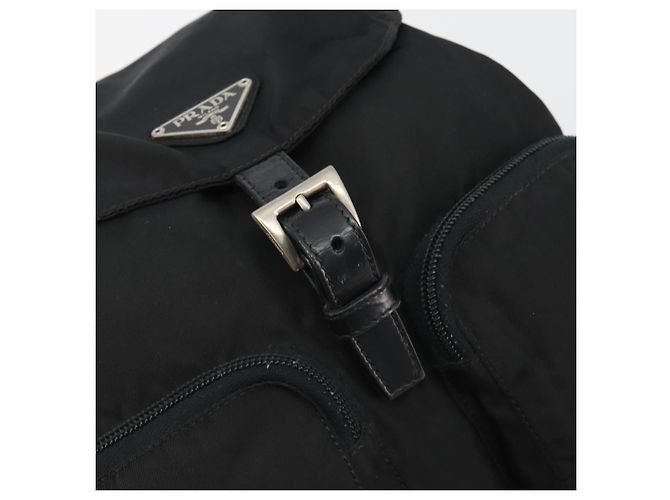 PRADA Backpack Nylon Black Silver - view 20