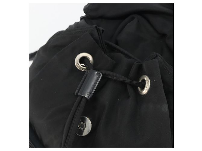 PRADA Backpack Nylon Black Silver - view 21