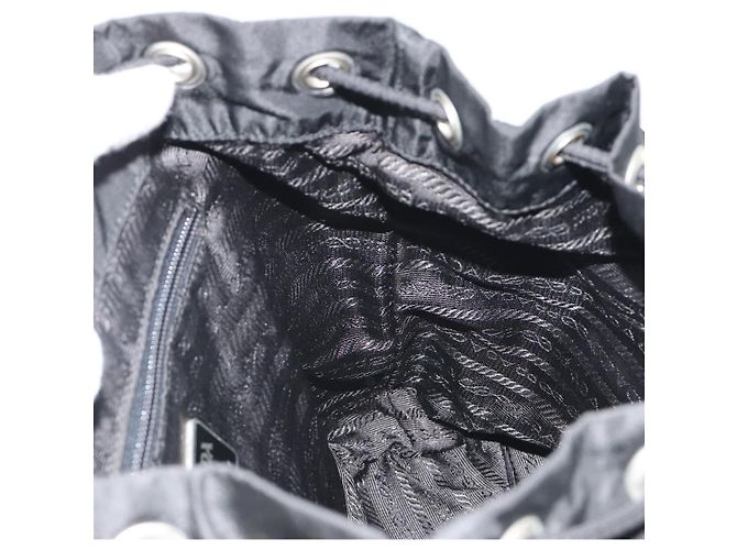 PRADA Backpack Nylon Black Silver - view 23