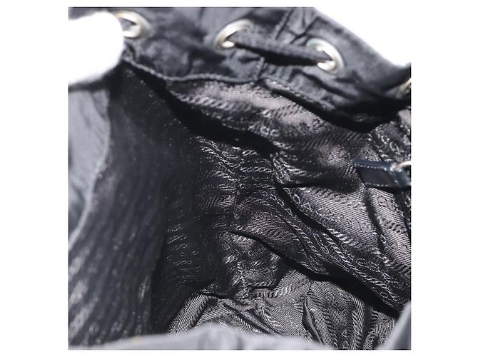 PRADA Backpack Nylon Black Silver - view 24