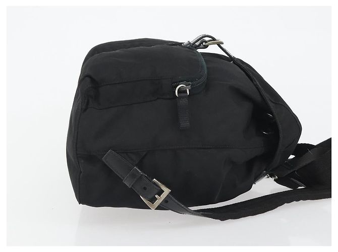 PRADA Backpack Nylon Black Silver - view 3