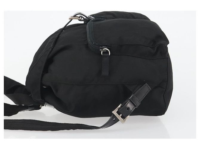 PRADA Backpack Nylon Black Silver - view 4