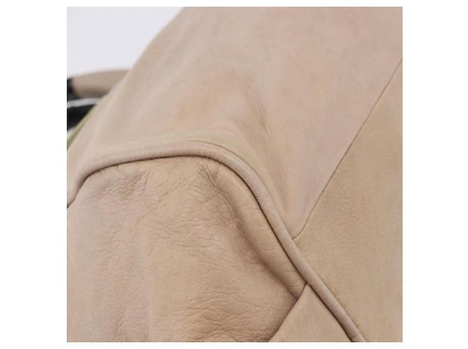 Chloé Sac à main Chloe Etel en cuir 2way Beige Gold - vue 12