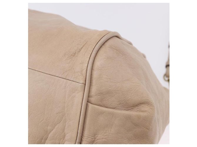 Chloé Sac à main Chloe Etel en cuir 2way Beige Gold - vue 13
