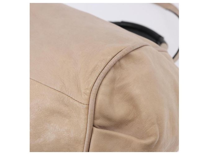 Chloé Sac à main Chloe Etel en cuir 2way Beige Gold - vue 15