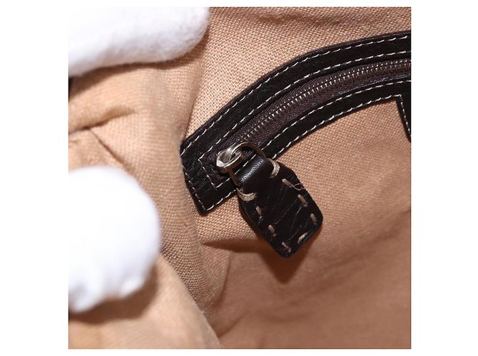 FENDI Zucca Canvas Celesia Shoulder Bag Brown Silver 8BT109 - vista 21