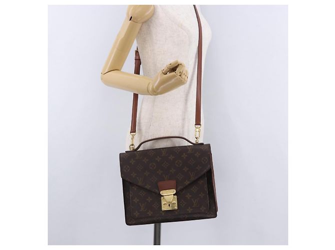 LOUIS VUITTON Monogram Monceau 28 Hand Bag M51185 LV - vista 28