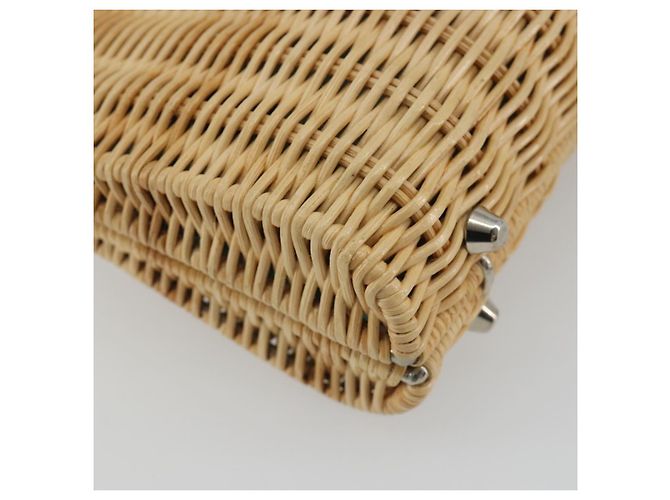 Tiffany & Co TIFFANY&Co. Chain Shoulder Bag Rattan Beige Silver - vista 16