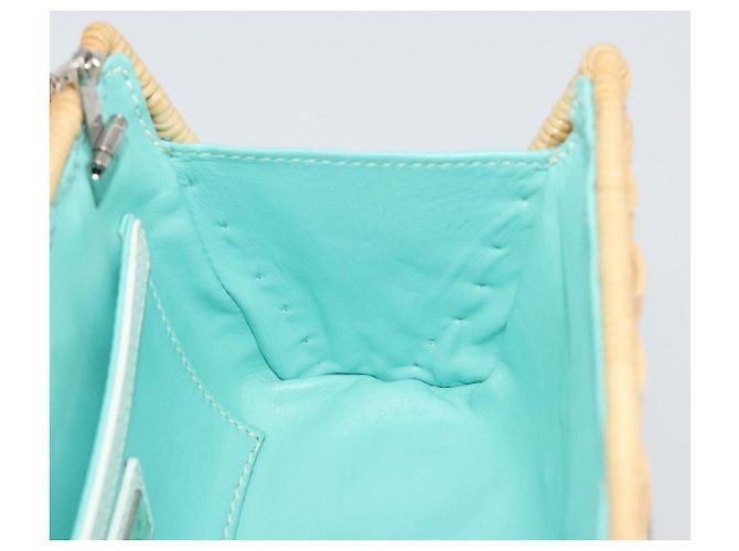 Tiffany & Co TIFFANY&Co. Chain Shoulder Bag Rattan Beige Silver - vista 19