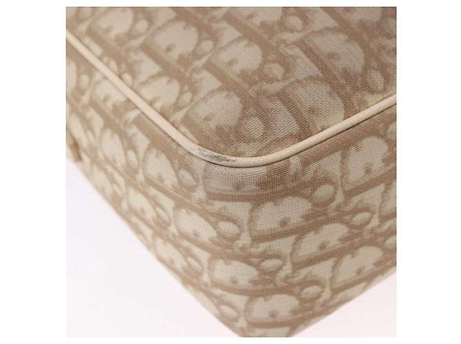 Christian Dior Trotter Canvas Shoulder Bag PVC Beige Silver - vista 12