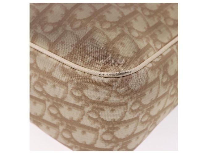 Christian Dior Trotter Canvas Shoulder Bag PVC Beige Silver - vista 13