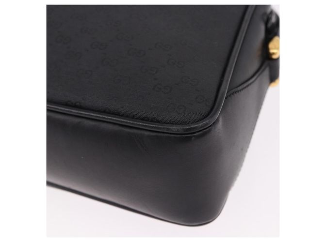 GUCCI Micro GG Supreme Web Sherry Line Bag PVC Black 001 098 4073 - vista 13
