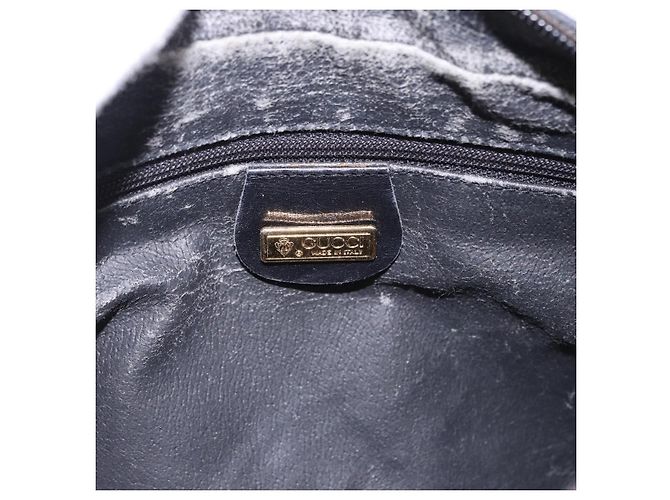 GUCCI Micro GG Supreme Web Sherry Line Bag PVC Black 001 098 4073 - vista 16