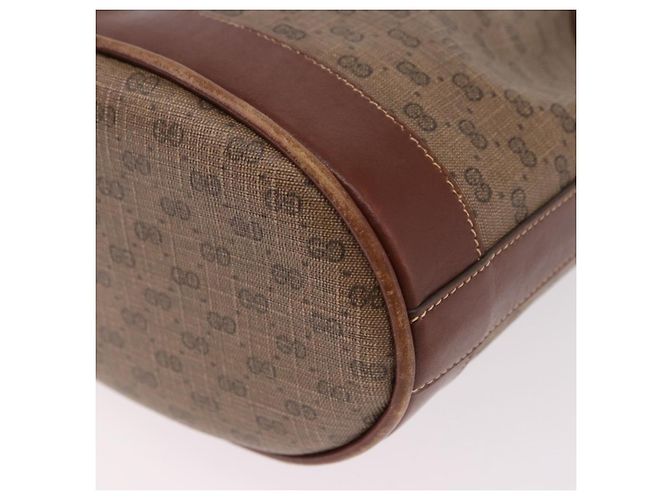 GUCCI Micro GG Supreme Shoulder Bag PVC Beige Gold 007 86 0044 - vista 13