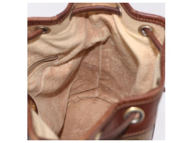 GUCCI Micro GG Supreme Shoulder Bag PVC Beige Gold 007 86 0044 - vista 17