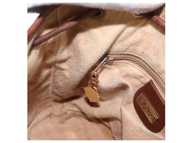 GUCCI Micro GG Supreme Shoulder Bag PVC Beige Gold 007 86 0044 - vista 19