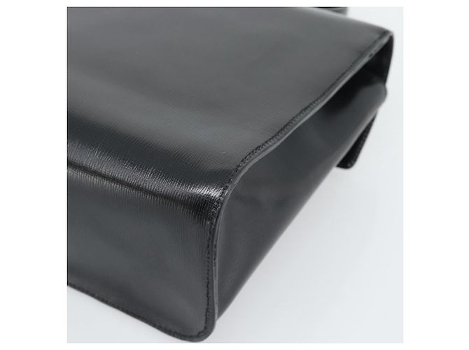 Christian Dior Hand Bag Leather Black Gold Tone - vista 12