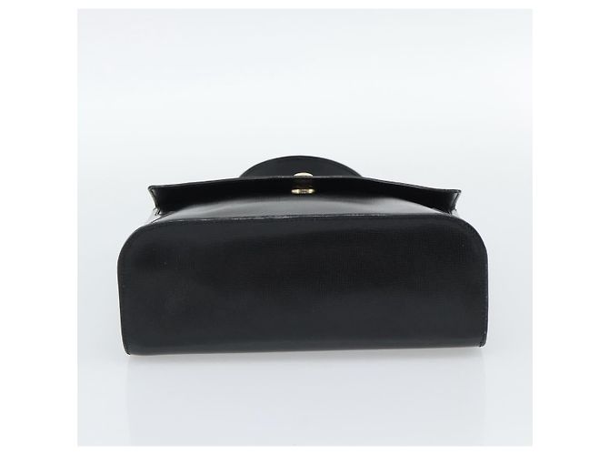 Christian Dior Hand Bag Leather Black Gold Tone - vista 9