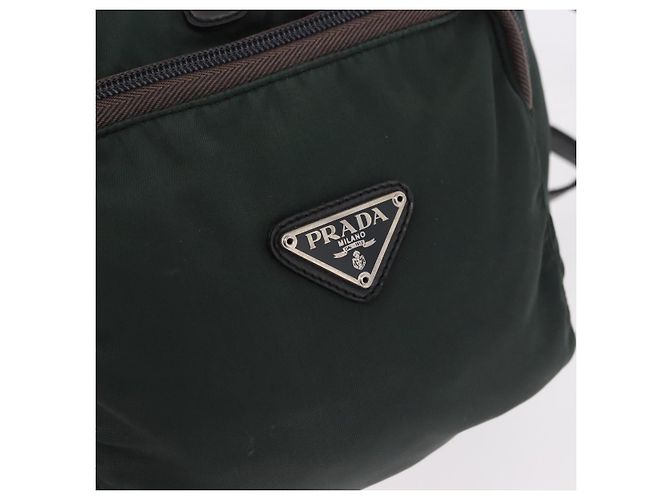 PRADA Rucksack Nylon Green Silver - Ansicht 16