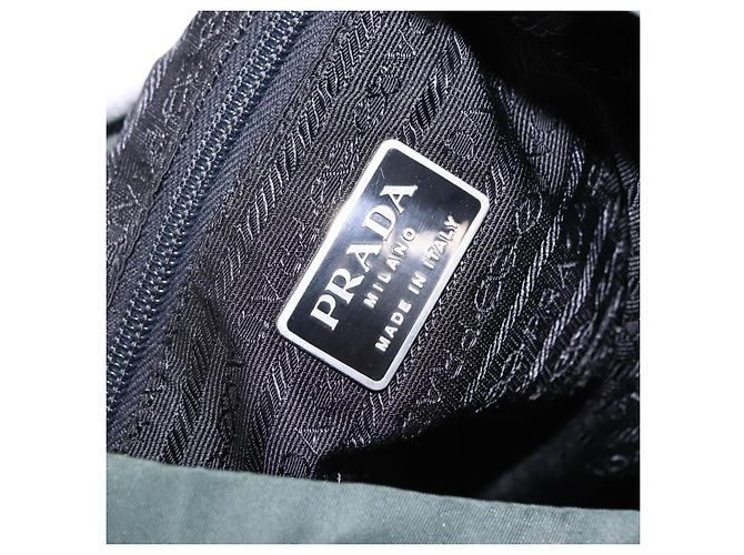 PRADA Rucksack Nylon Green Silver - Ansicht 18