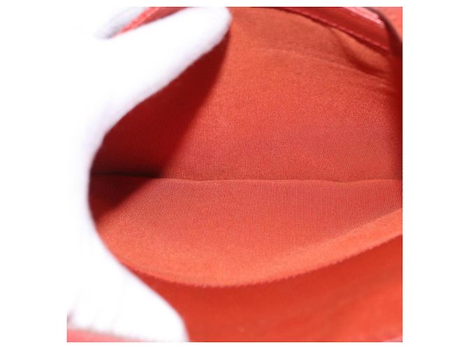 CHANEL Tote Bag Leather Orange Gold Tone CC - vista 24