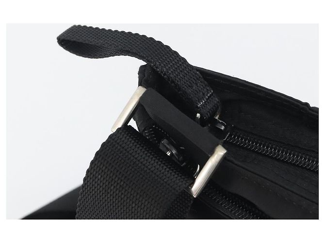 PRADA Shoulder Bag Nylon Black Silver - vista 15
