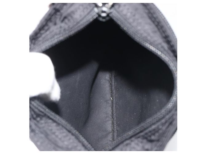 PRADA Shoulder Bag Nylon Black Silver - vista 17