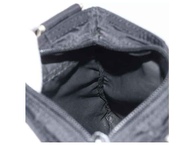 PRADA Shoulder Bag Nylon Black Silver - vista 19