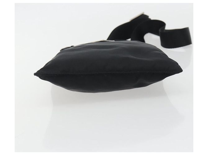 PRADA Shoulder Bag Nylon Black Silver - vista 9
