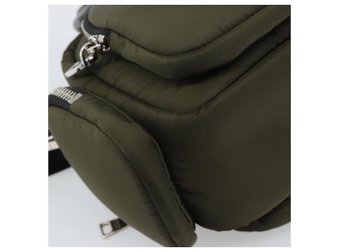 PRADA Hand Bag Nylon 2way Khaki Silver - vista 15