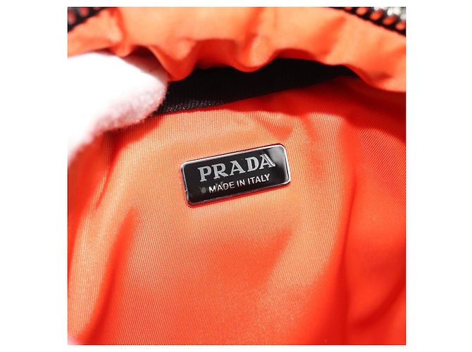 PRADA Hand Bag Nylon 2way Khaki Silver - vista 18