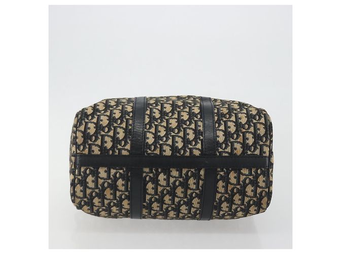 Christian Dior Trotter Canvas Boston Bag Navy Silver - vista 9