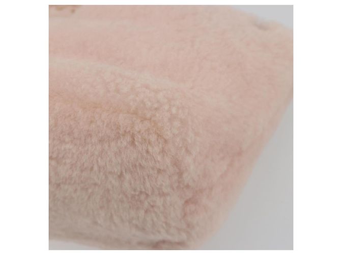 Miu Miu Hand Bag Fur 2way Pink Gold Tone - vista 12