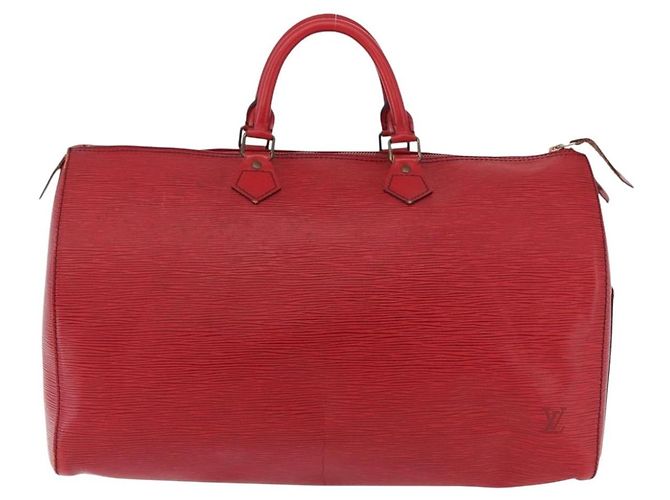 LOUIS VUITTON Epi Speedy 40 Hand Bag Red M42987 LV - vista 2