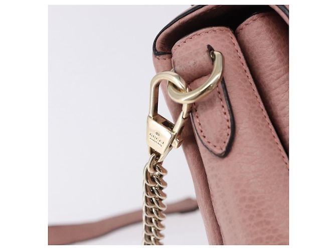 GUCCI Bolso de mano Interlocking de piel 2way Outlet Pink Gold 510302 - vista 17