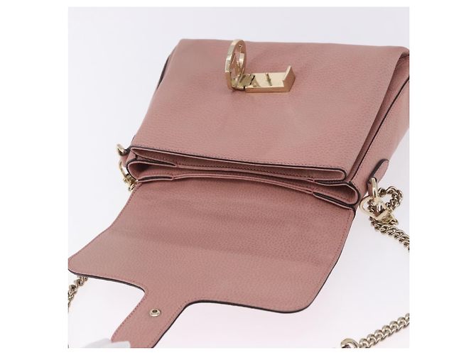 GUCCI Bolso de mano Interlocking de piel 2way Outlet Pink Gold 510302 - vista 18