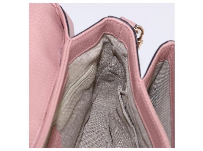 GUCCI Bolso de mano Interlocking de piel 2way Outlet Pink Gold 510302 - vista 21