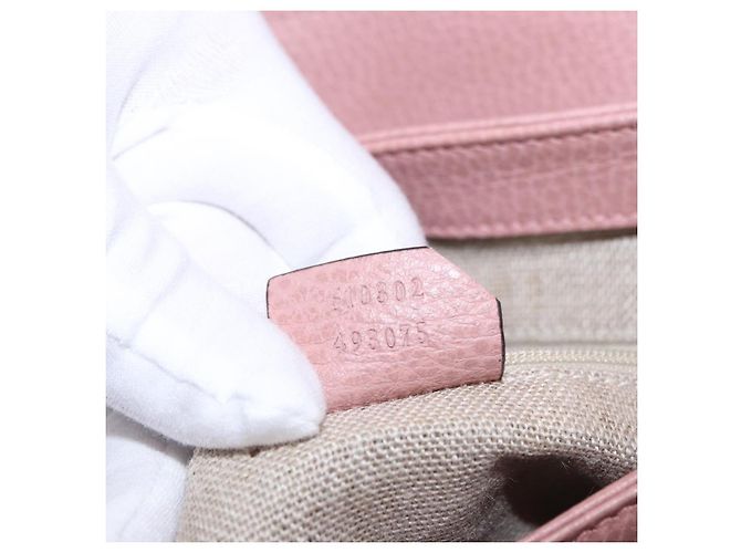 GUCCI Bolso de mano Interlocking de piel 2way Outlet Pink Gold 510302 - vista 27