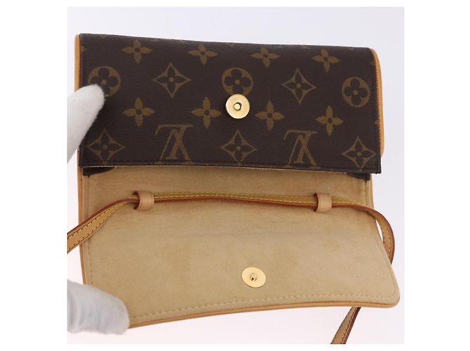 LOUIS VUITTON Monogram Pochette Twin PM Shoulder Bag M51854 LV - Ansicht 10