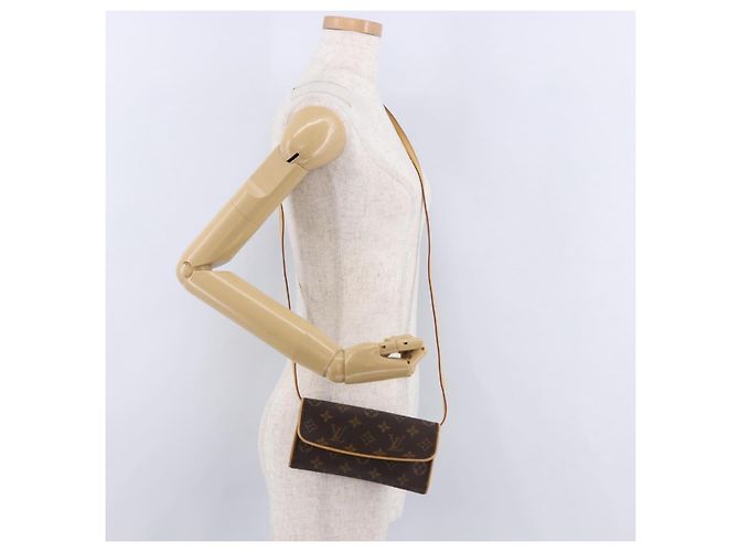LOUIS VUITTON Monogram Pochette Twin PM Shoulder Bag M51854 LV - Ansicht 20